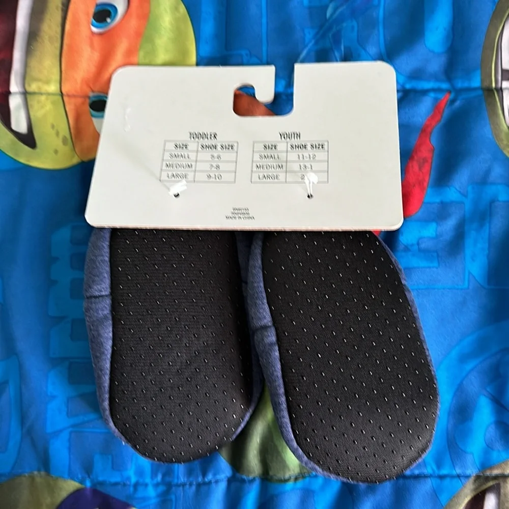 Toddler size large slippers, new with tags